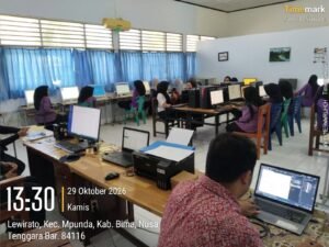 SMKN 3 KOTA BIMA SUKSES LAKSANAKAN TKA 2026, SISWA PKL DI LUAR DAERAH TETAP IKUTI UJIAN